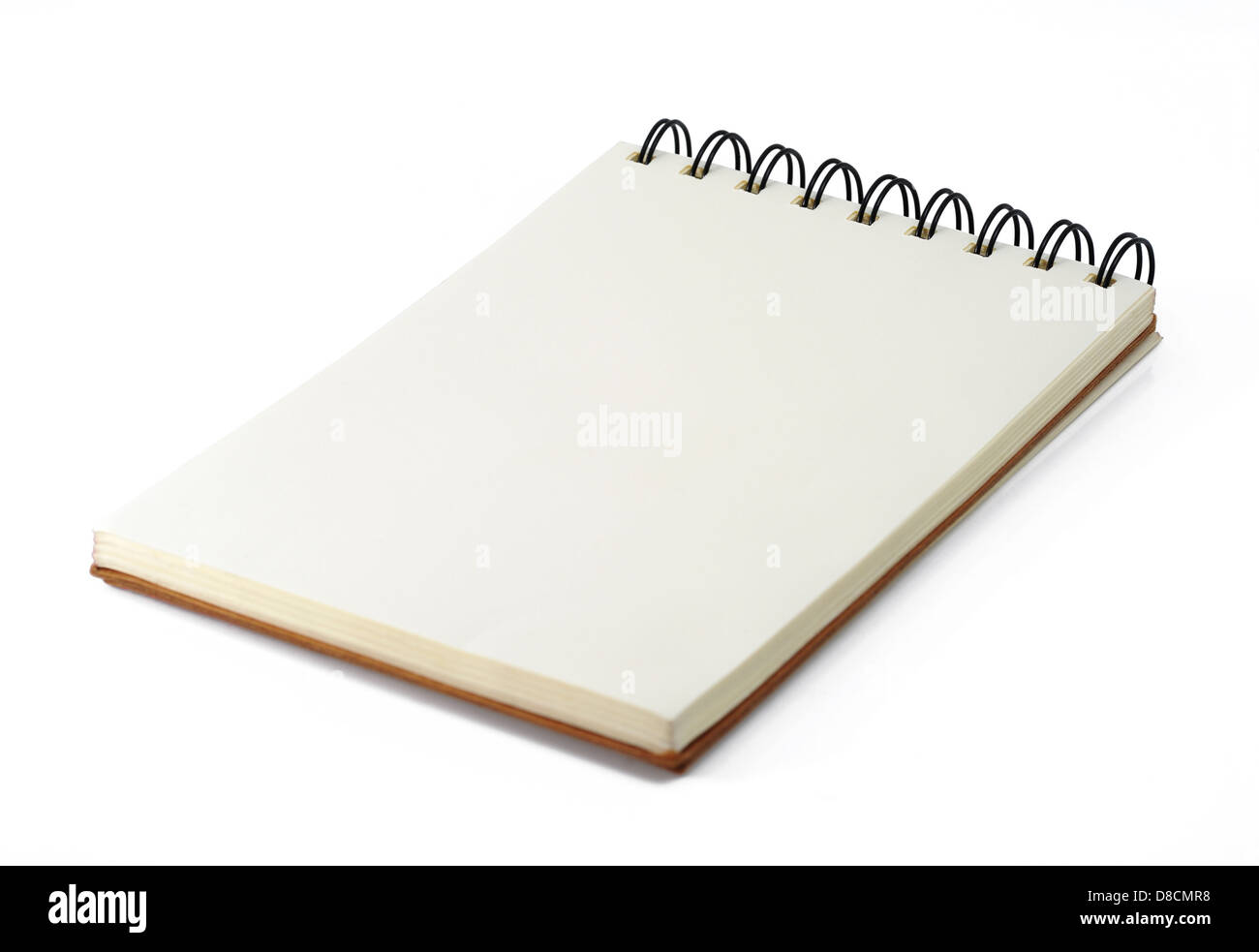 Le bloc-notes isolated on white, with clipping path Banque D'Images