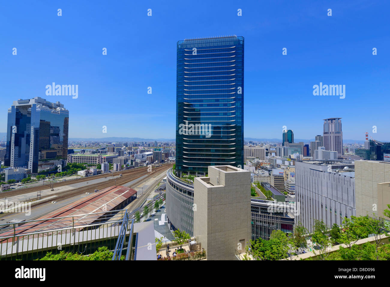 Le Japon, Osaka, Umeda,Gand de Osaka, Banque D'Images