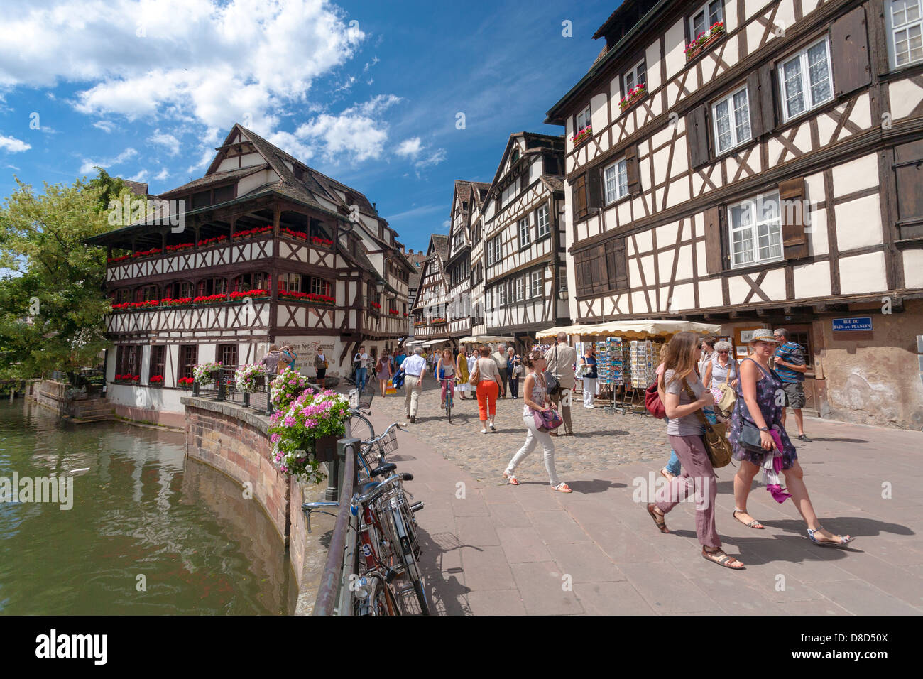 Maison des Tanneurs dans la vieille ville de la Petite France Strasbourg, Alsace, France, Europe Banque D'Images