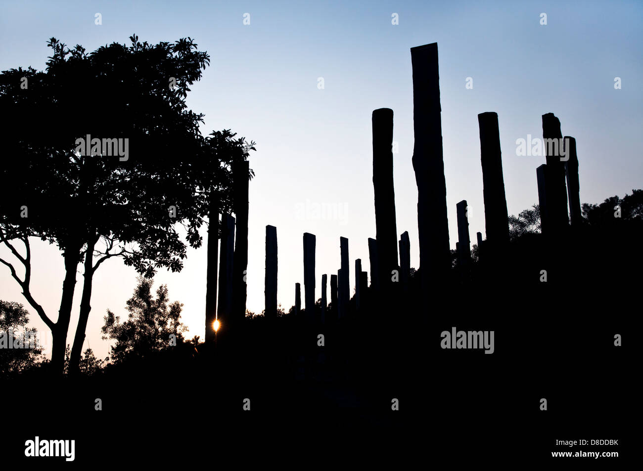 Chemin de sagesse, Ngong Ping, Hong Kong Banque D'Images