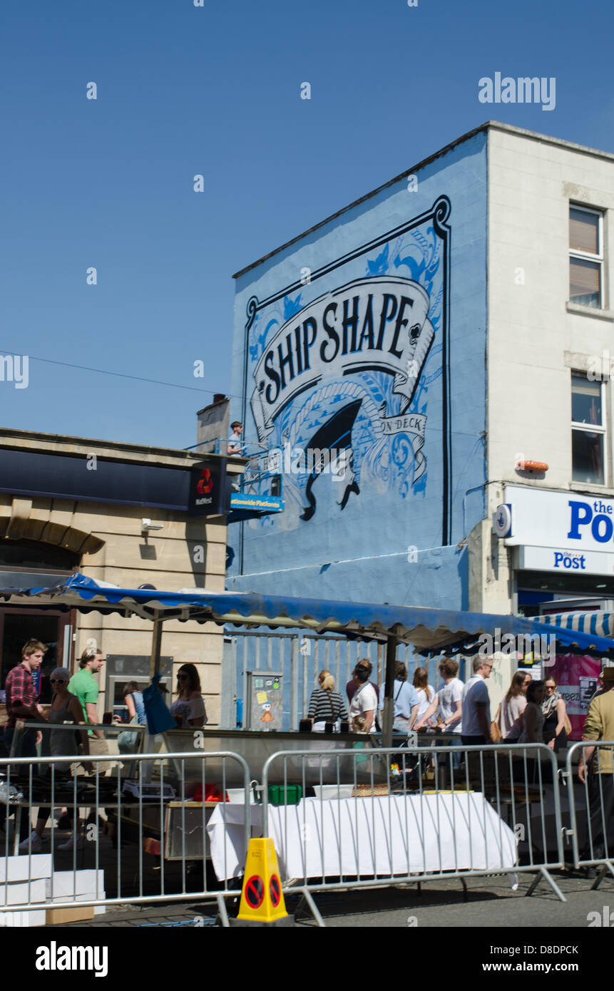 Bristol, Royaume-Uni. 26 mai, 2013. Upfest - chaque année un festival d'art de rue qui a eu lieu le et autour de North Street, Bedminster, Bristol. Credit : Duravitski/Alamy Live News Banque D'Images