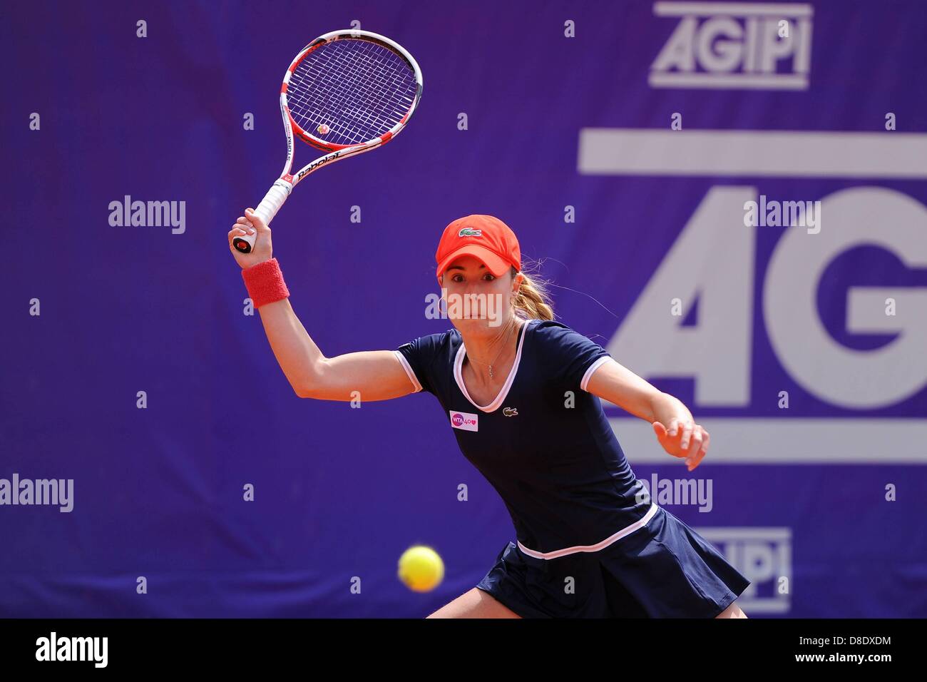 Strasbourg, France. 25 mai, 2013. Alize Cornet FRA. Finale de la internationaux de Strasbourg WTA tennis Womens championship. Banque D'Images