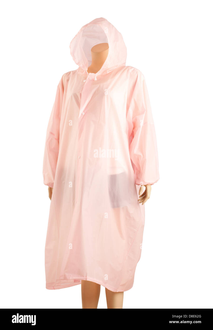 Plastic raincoat Banque de 