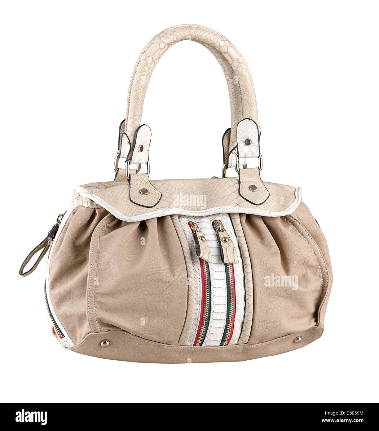 Un sac à main en cuir de luxe Banque D'Images