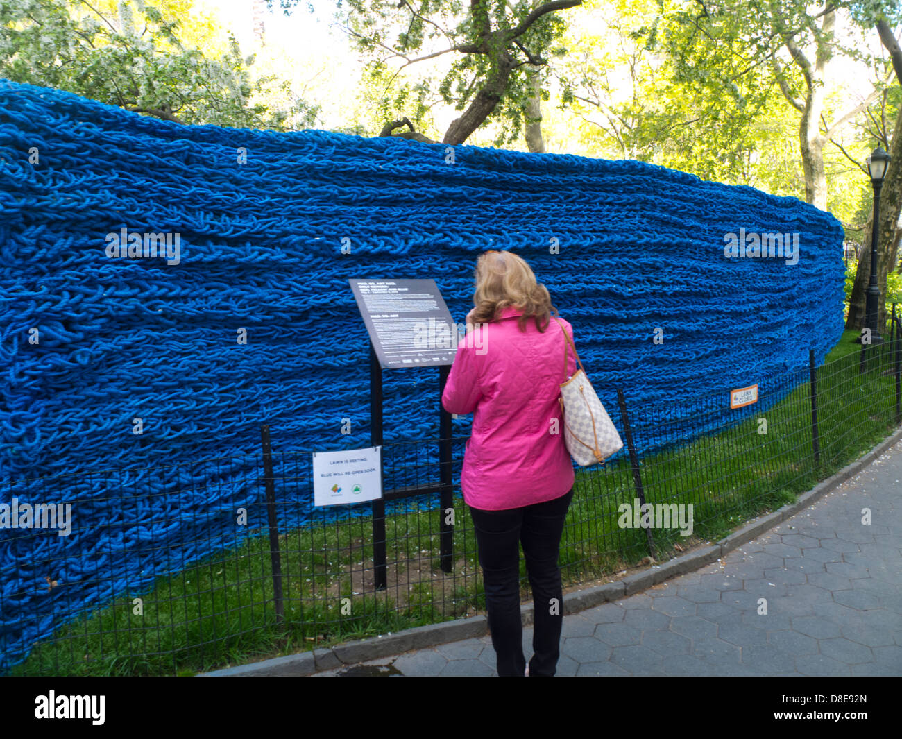 L'art public s'affichent dans le Madison Square Park NYC Banque D'Images