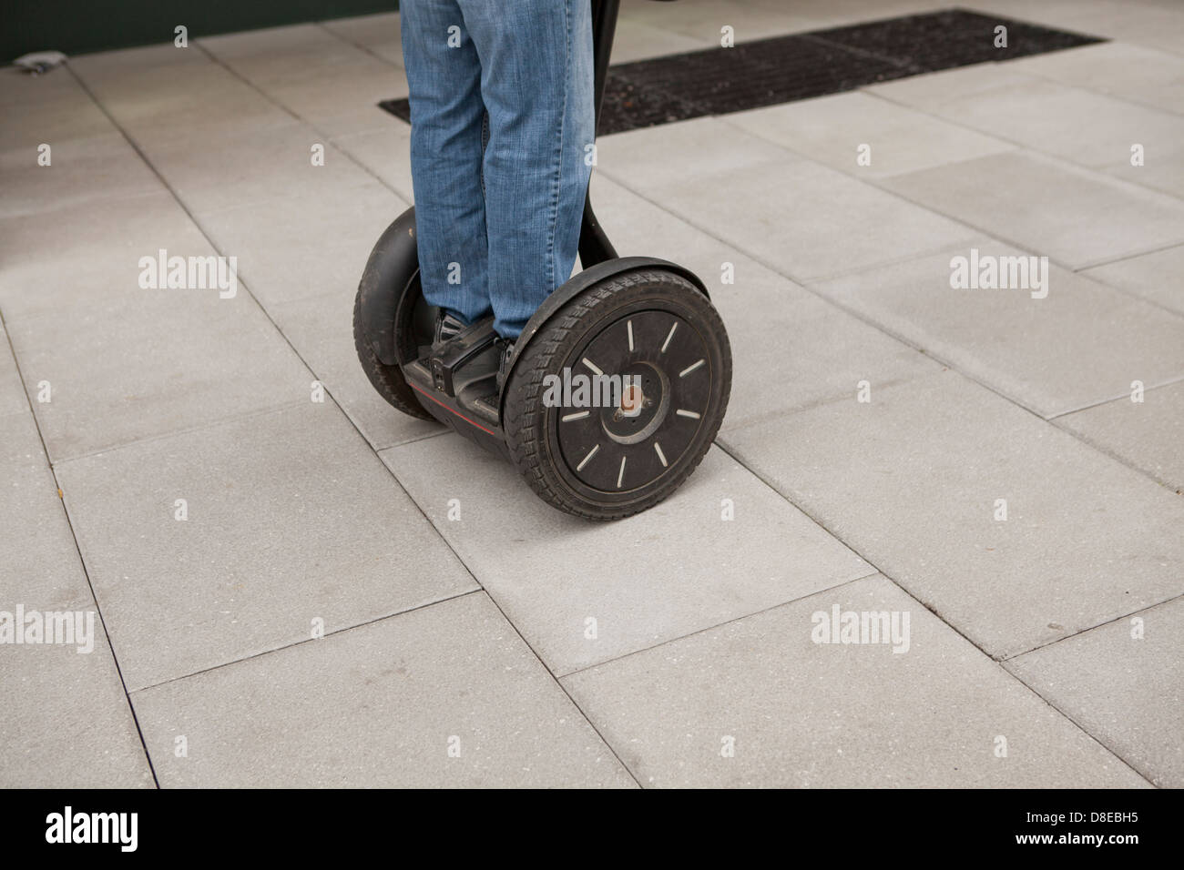 L'homme sur le Segway - Washington, DC USA Banque D'Images