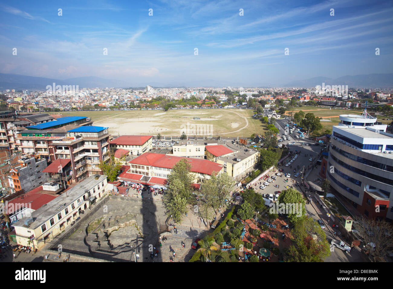 Vue de la ville de Bhimsen Tower, Katmandou, Népal Banque D'Images