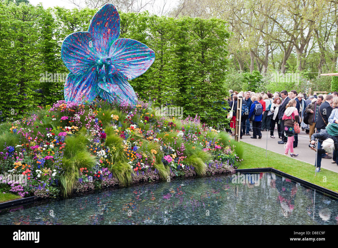 Sculpture du centenaire de Marc Quinn au Chelsea Flower Show 2013 London UK Banque D'Images
