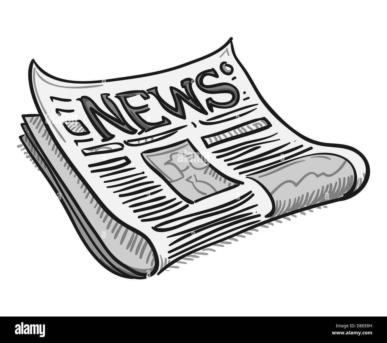 Page de couverture du journal Banque D'Images