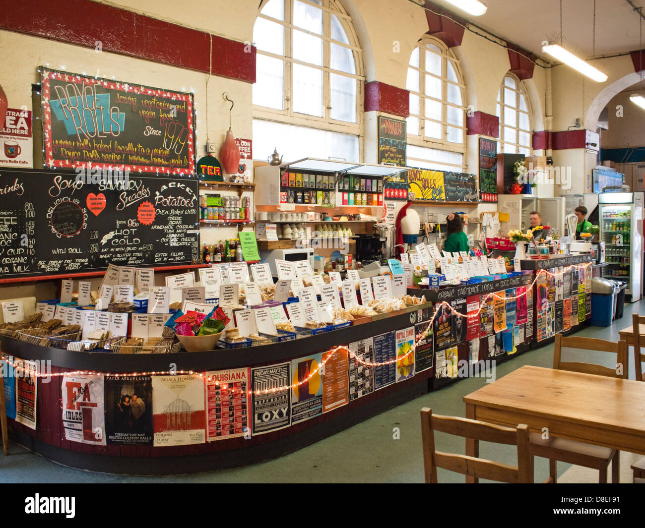 Marché de St Nicholas Bristol City Centre Banque D'Images