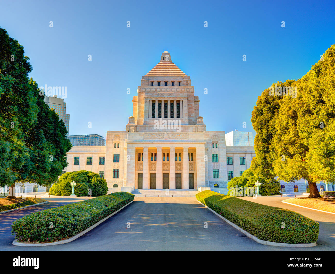 Chambre des conseillers à Tokyo, Japon. Banque D'Images