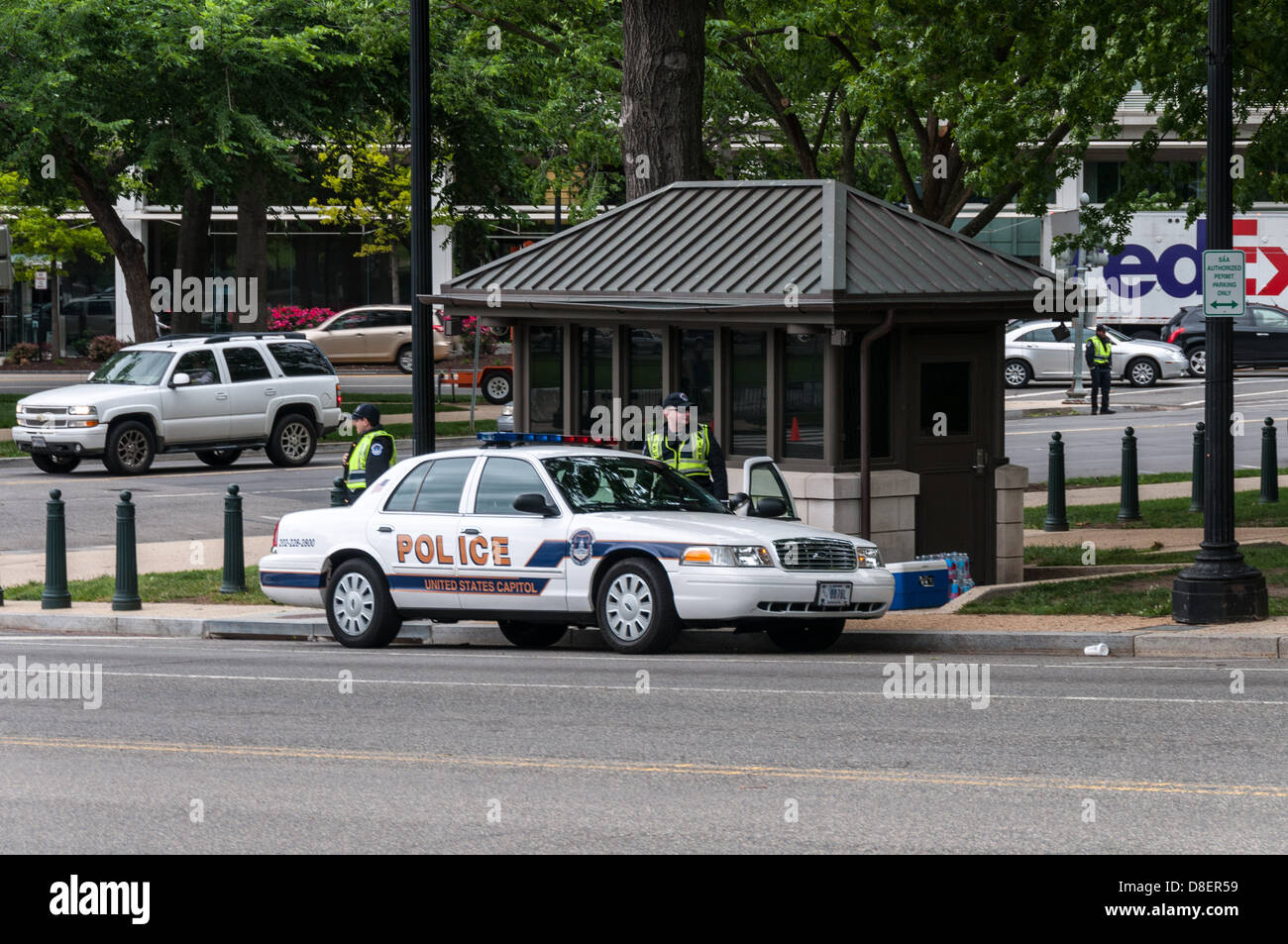 United States Capitol Police Ford Crown Victoria Police Voiture, Washington, DC Banque D'Images