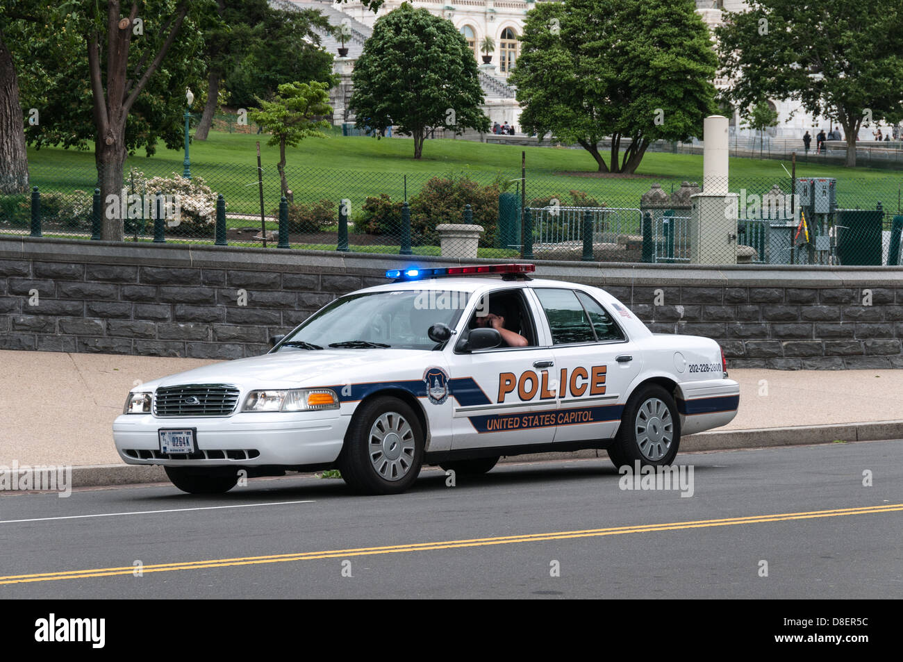 United States Capitol Police Ford Crown Victoria Police Voiture, Washington, DC Banque D'Images