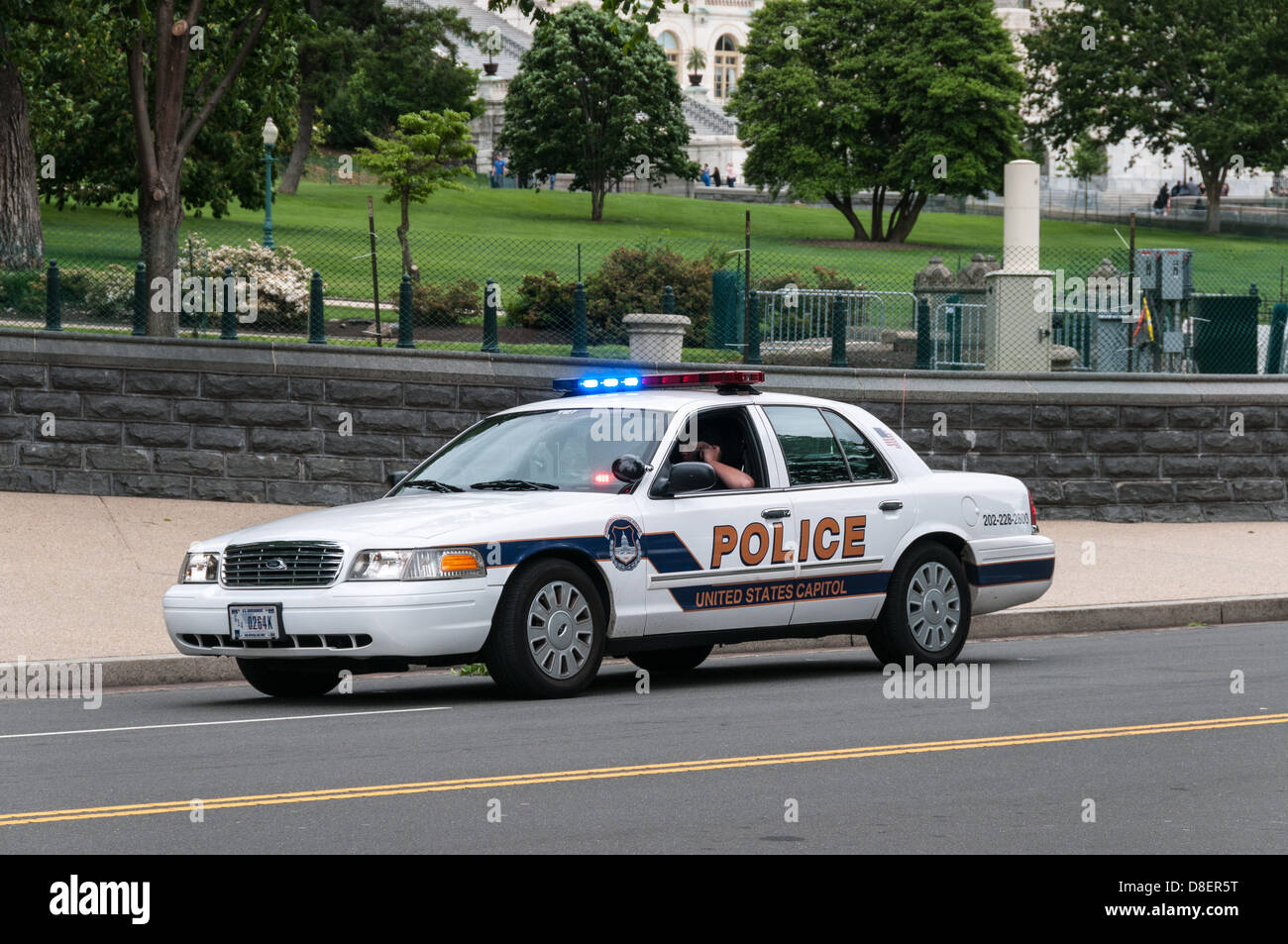 United States Capitol Police Ford Crown Victoria Police Voiture, Washington, DC Banque D'Images