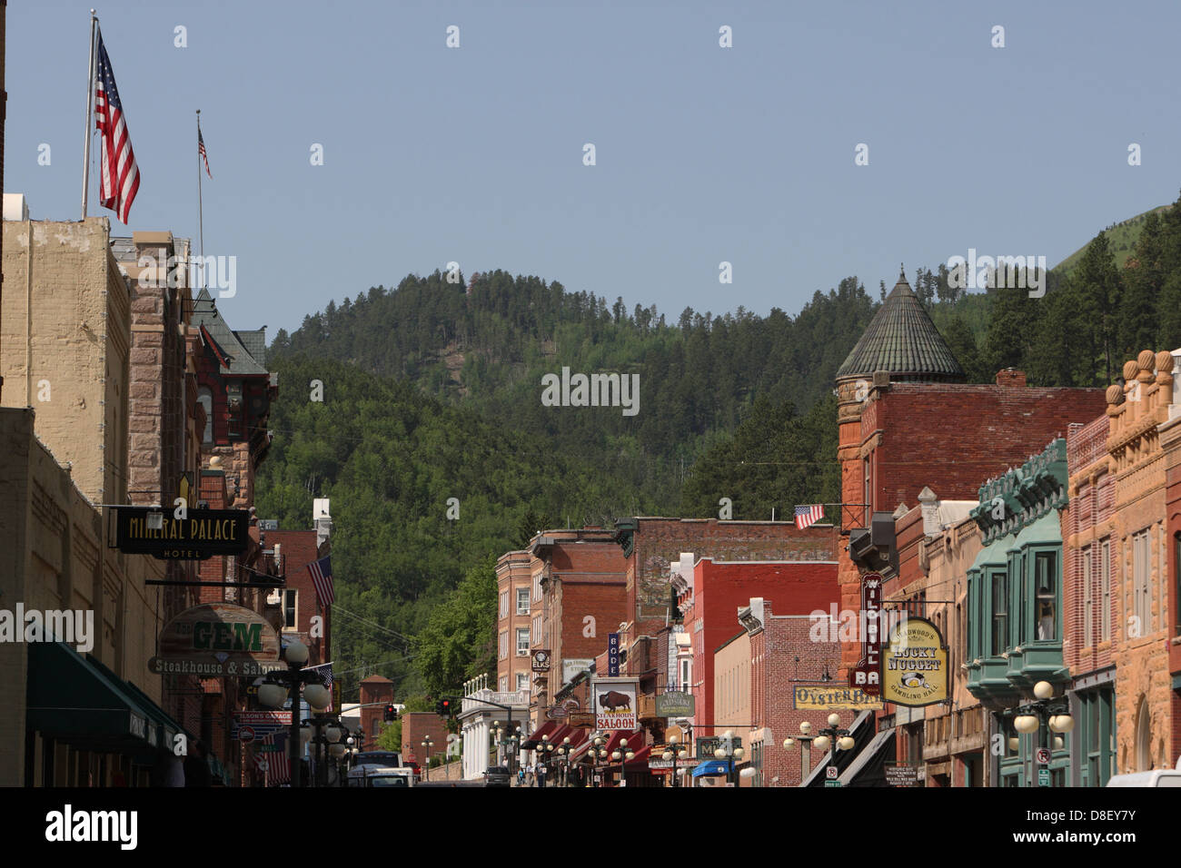 Ville de Deadwood Banque D'Images