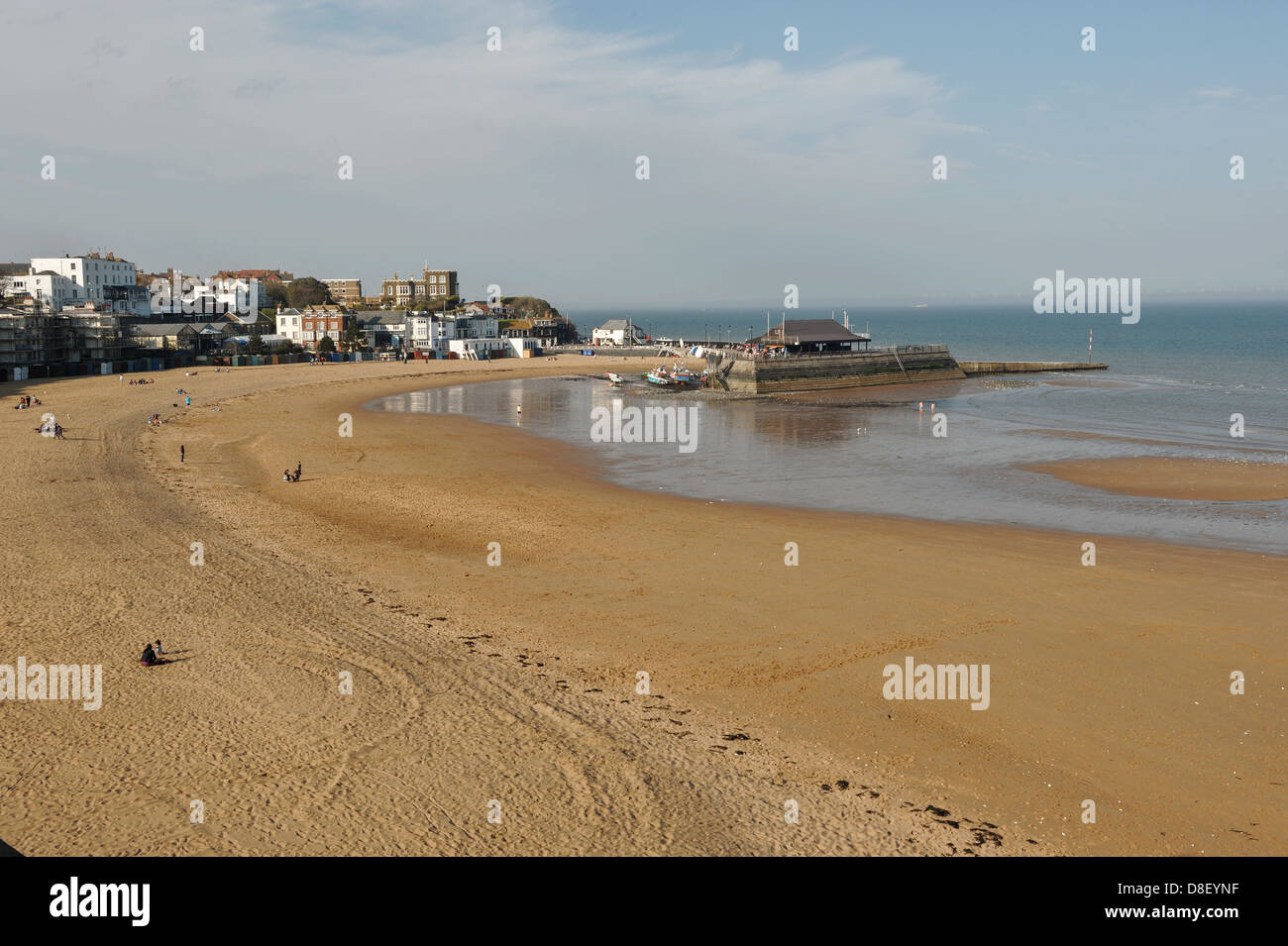 Viking Bay Broadstairs Kent Banque D'Images