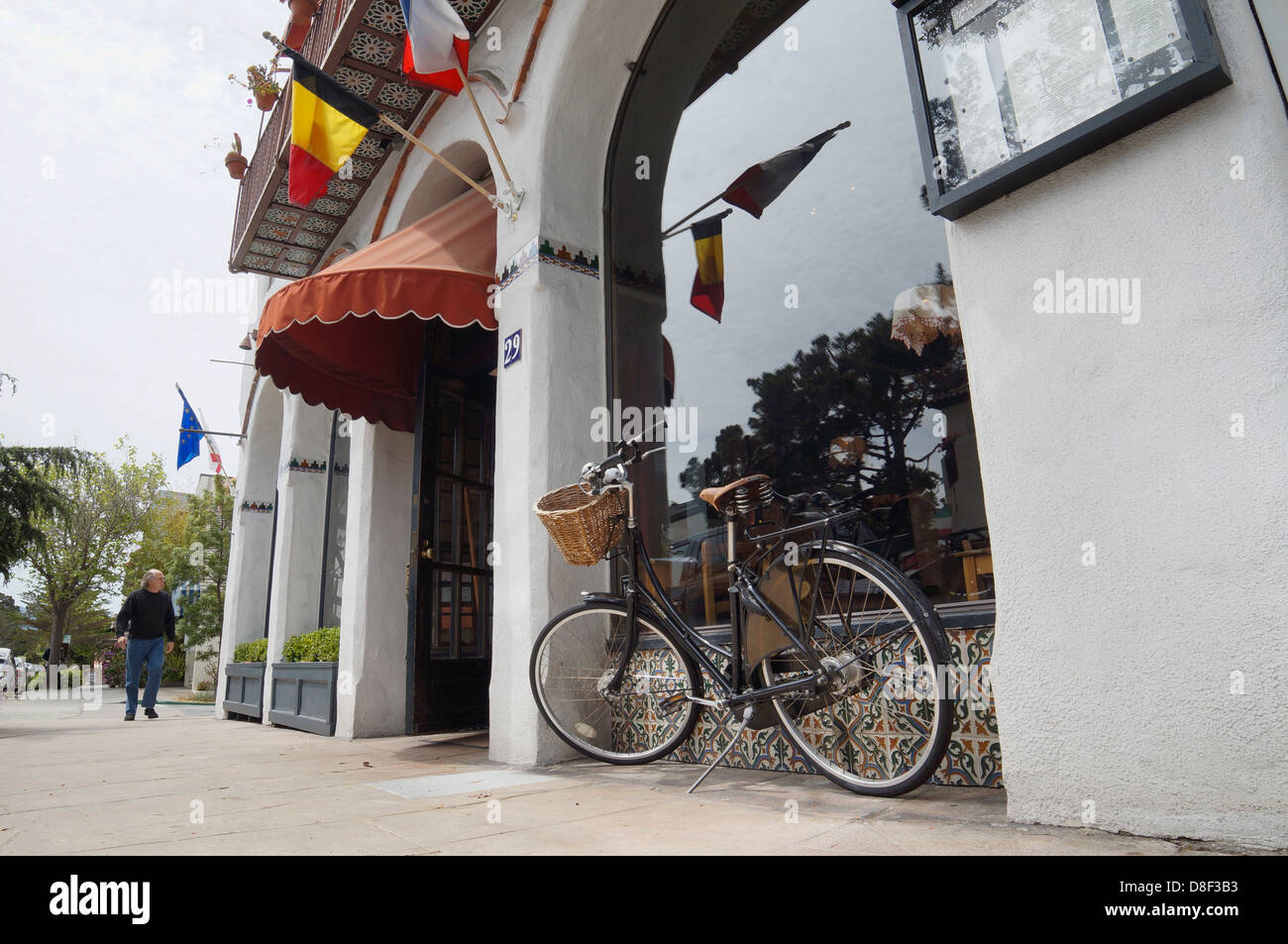 Carmel - Restaurant La Bicyclette Photo Stock - Alamy