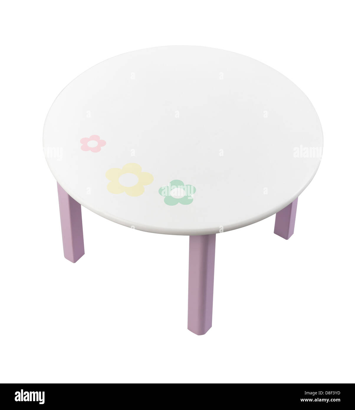 Une jolie table cercle d'enfant nice pour utilisation à la maison ou à l'école Banque D'Images