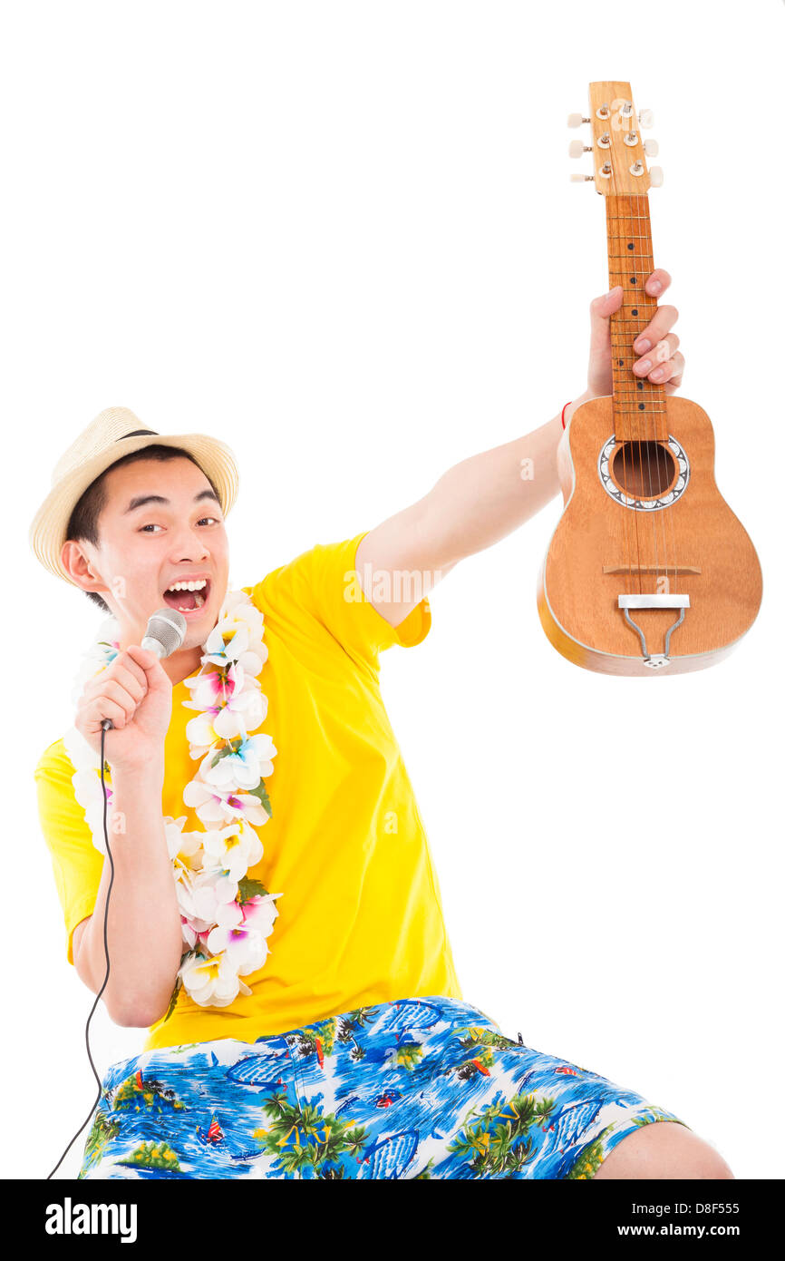 Playing ukulele hawaii Banque de photographies et d'images à haute  résolution - Alamy