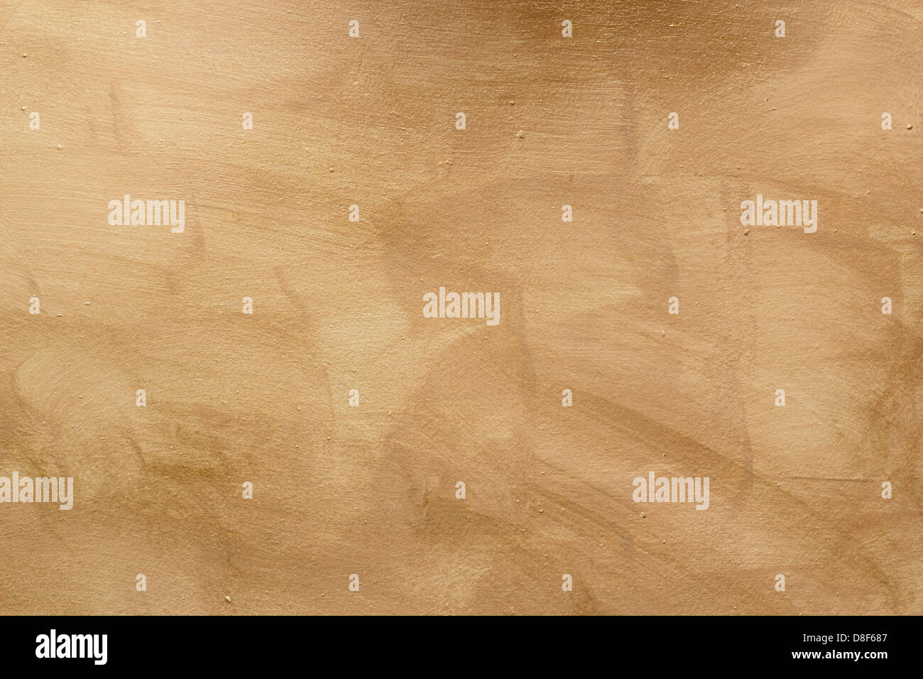 Gros plan du mur de finition avec peinture mortier ornementales Banque D'Images