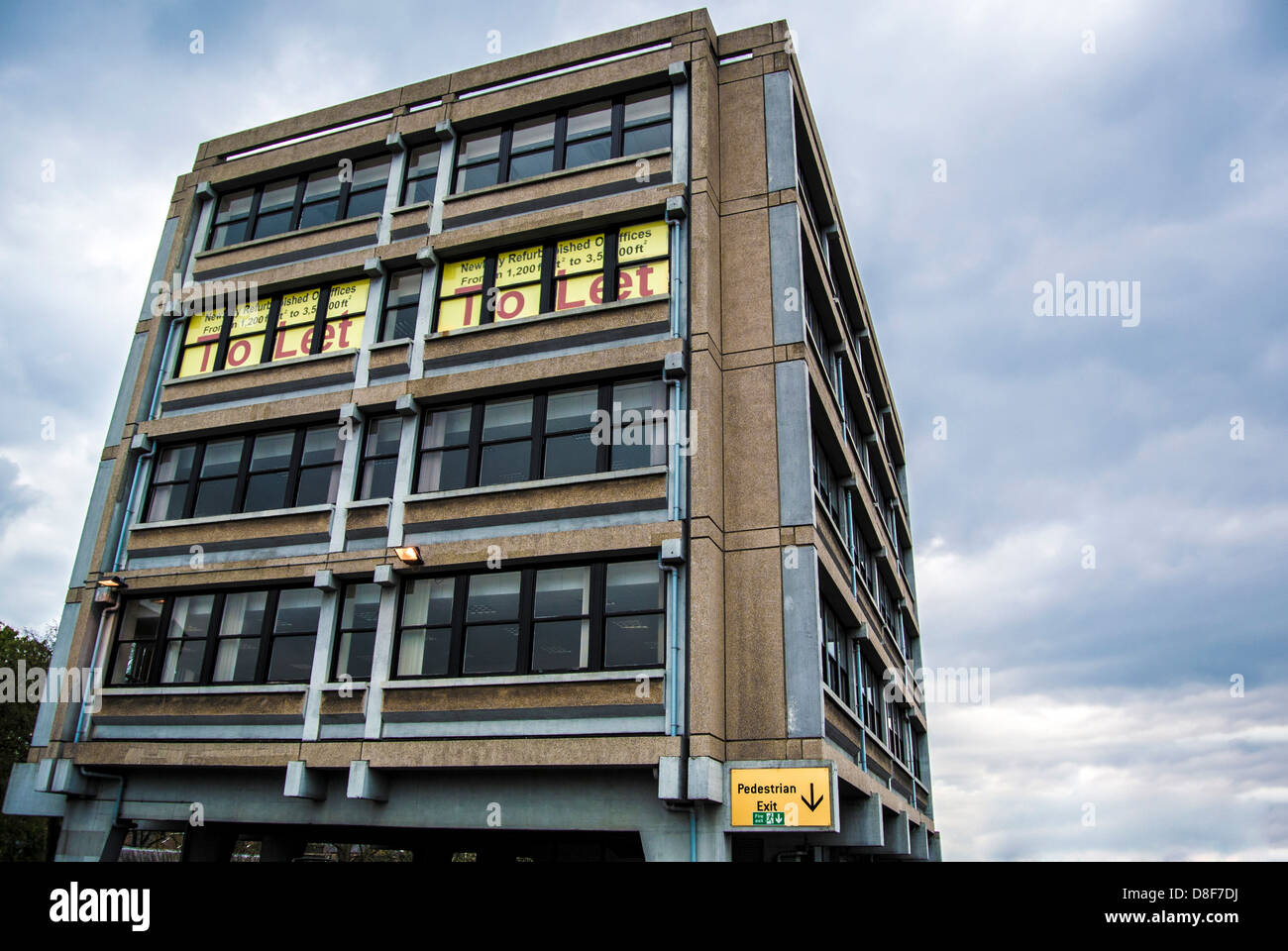 Chambre Stonebow immeuble de bureaux dans le centre-ville de York. L'architecture des années 60. Banque D'Images