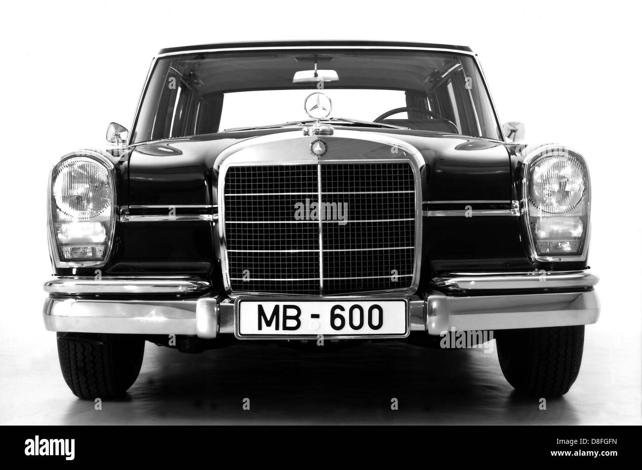 Photo d'une Mercedes-Benz 600-Limousine qui a été présenté en septembre 1963 à l'Exposition internationale de l'automobile. Banque D'Images