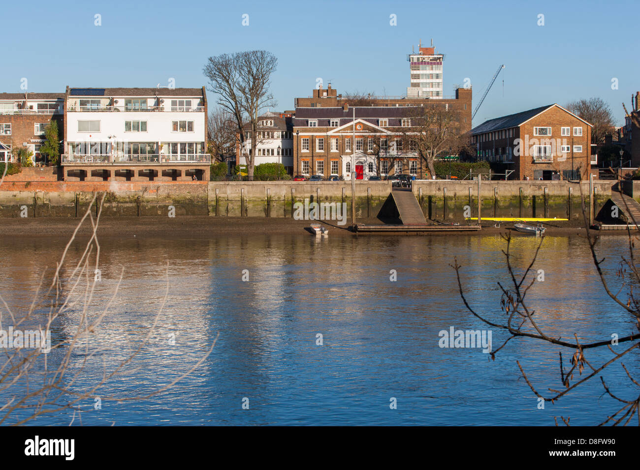 Chiswick Mall Chiswick London England Banque D'Images