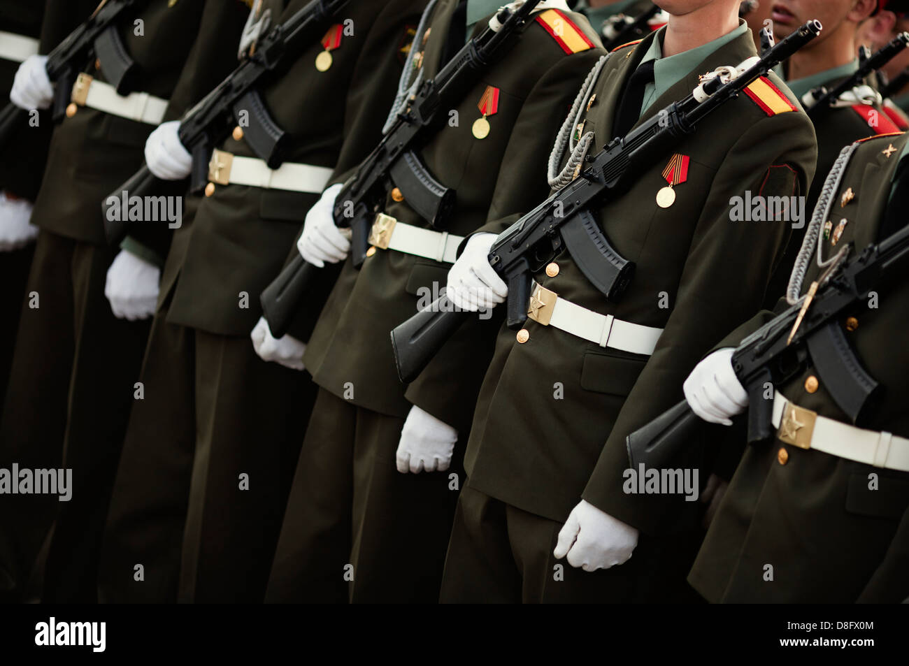 Les forces armées concept , selective focus Banque D'Images