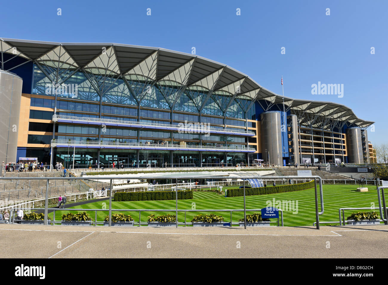 L''hippodrome d''Ascot, Berkshire, Angleterre, Royaume-Uni. Banque D'Images