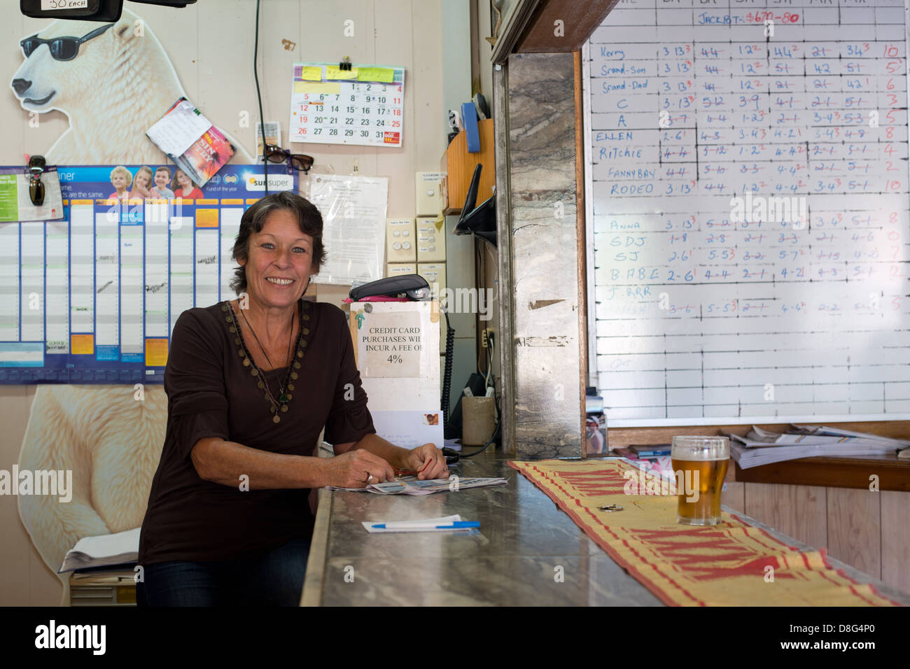 Le bureau de poste, l'hôtel Outback Pub à Chillagoe, Nord du Queensland, Australie Banque D'Images