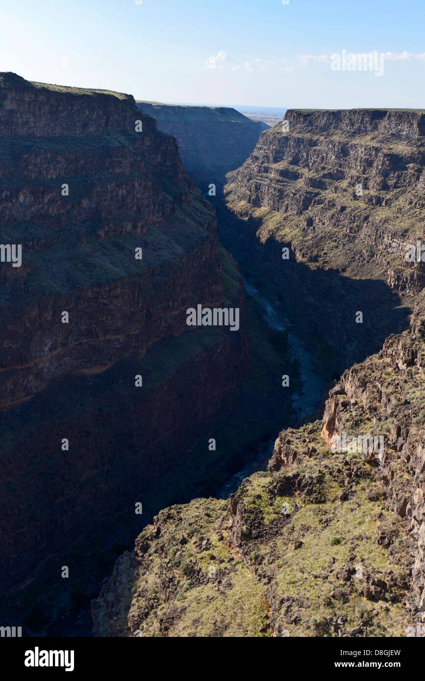 Vue sur le Canyon de la rivière de Bruneau Bruneau surplombent, Idaho. Banque D'Images