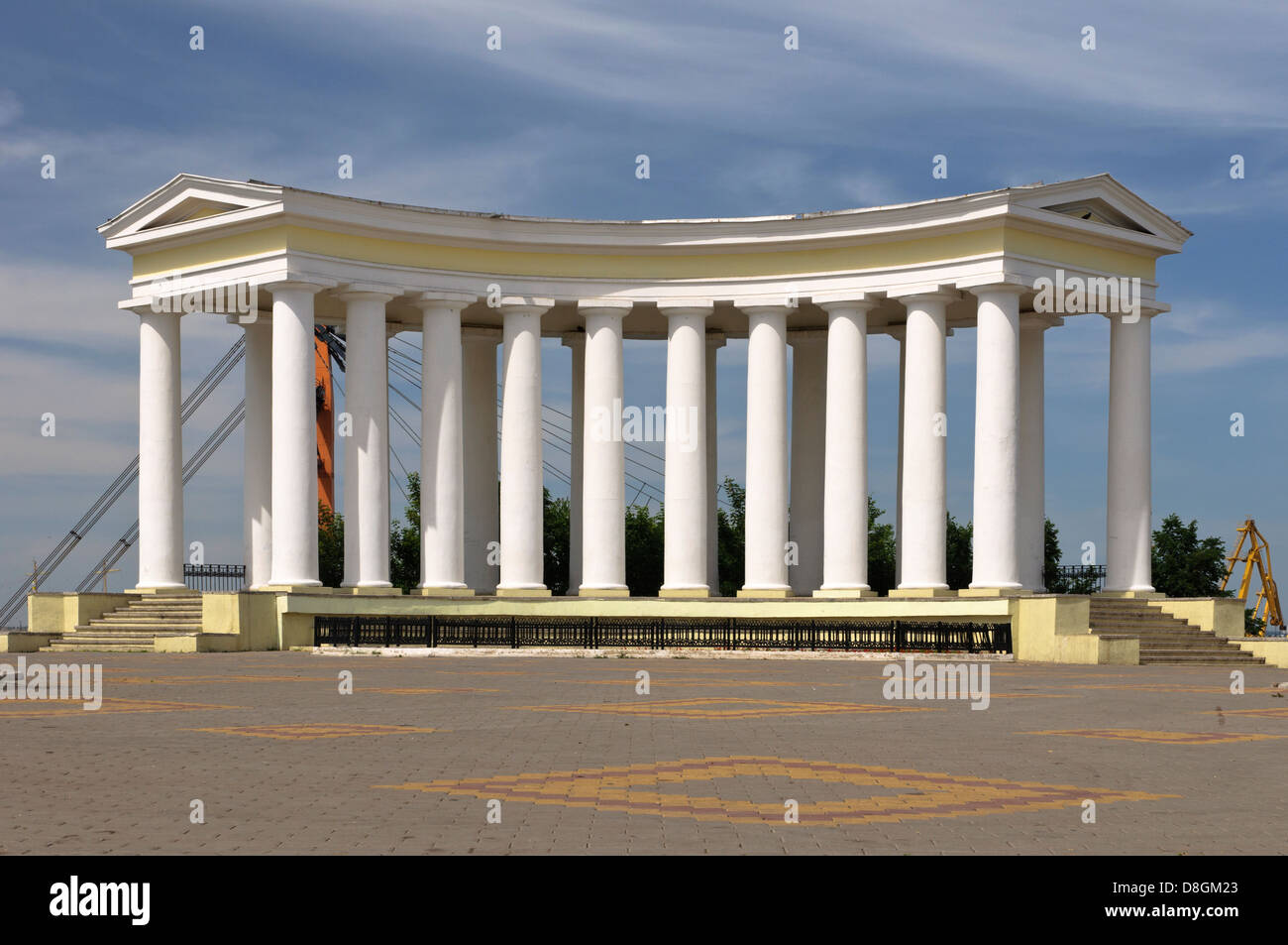 Colonnade du palais de Vorontsov, Odessa, Ukraine Banque D'Images
