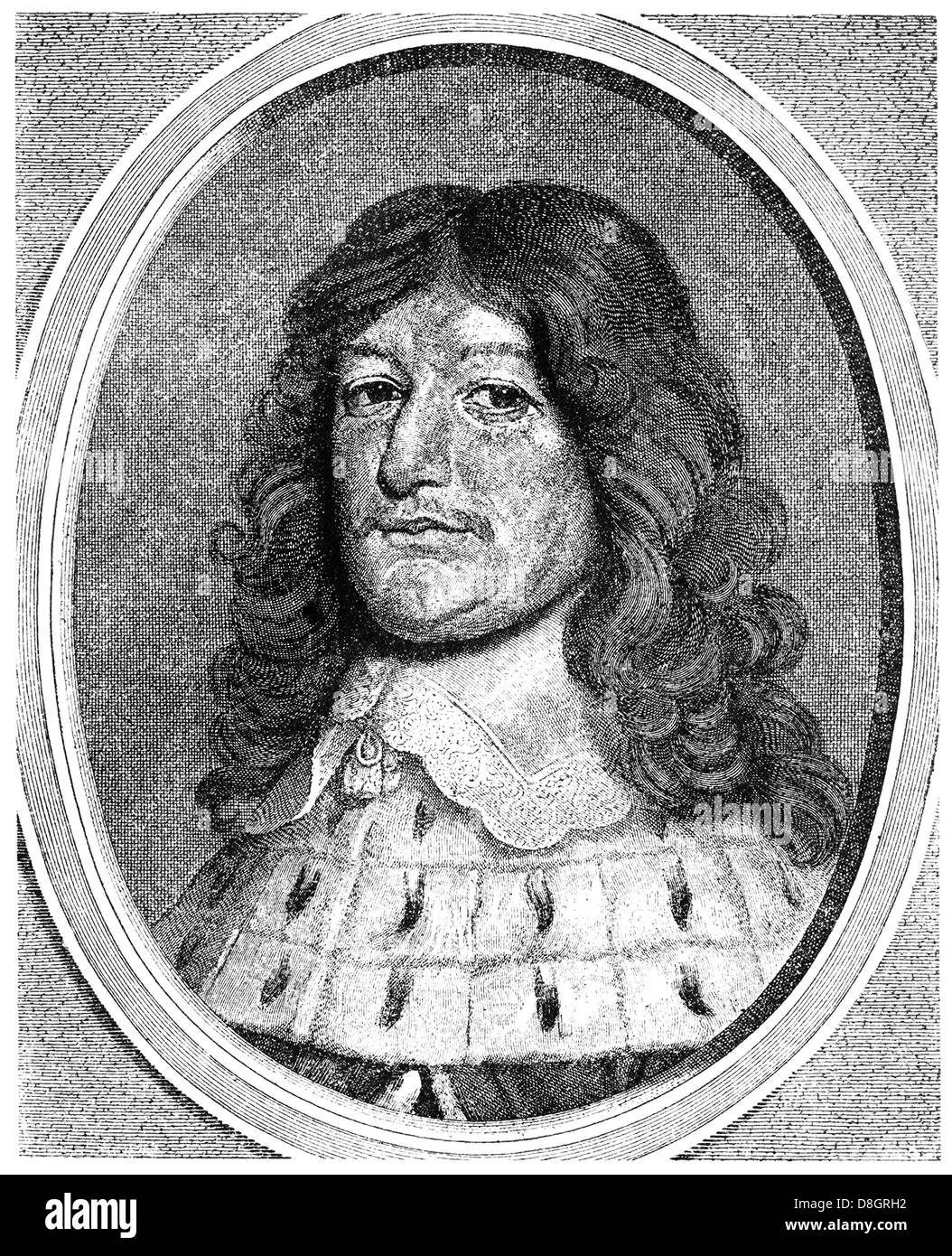 Frederick William Friedrich Wilhelm ; 1620 ; 1688 de Brandebourg ; gouverneur de Brandebourg-prusse ; un moi Banque D'Images