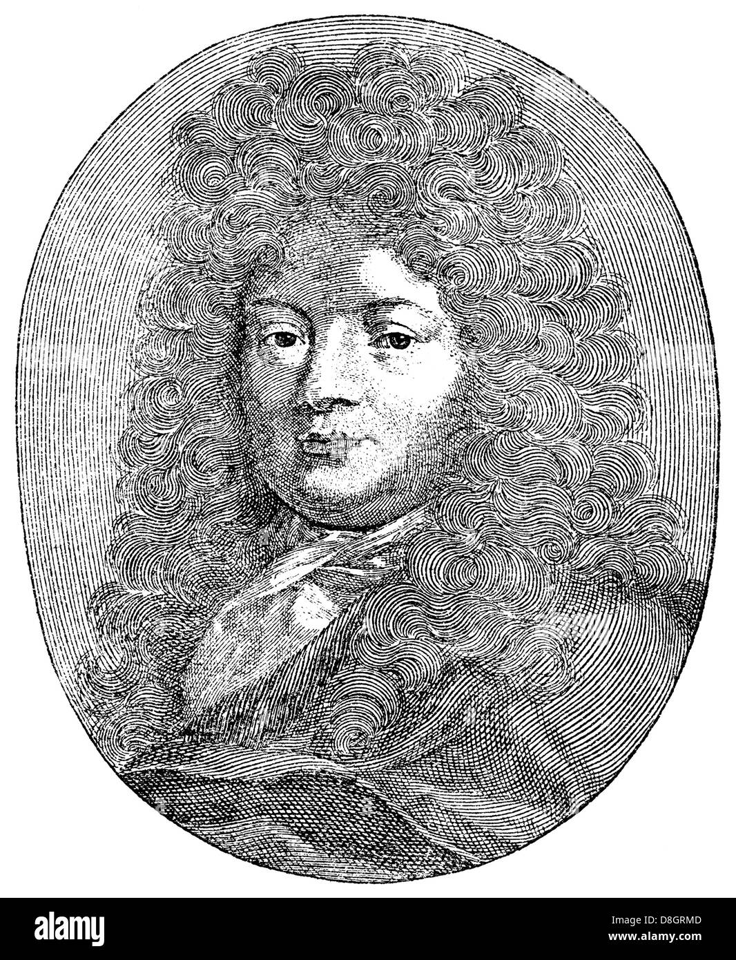 Paul Freiherr von Fuchs, 1640- 1704, homme d'état de Prusse, 17e siècle, l'Allemagne, de l'Europe Banque D'Images