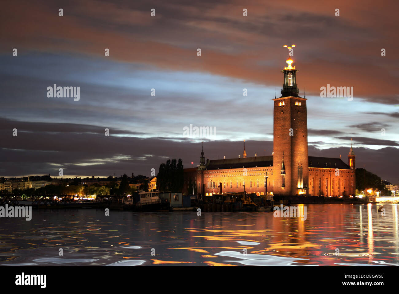 L'hôtel de ville de Stockholm Banque D'Images
