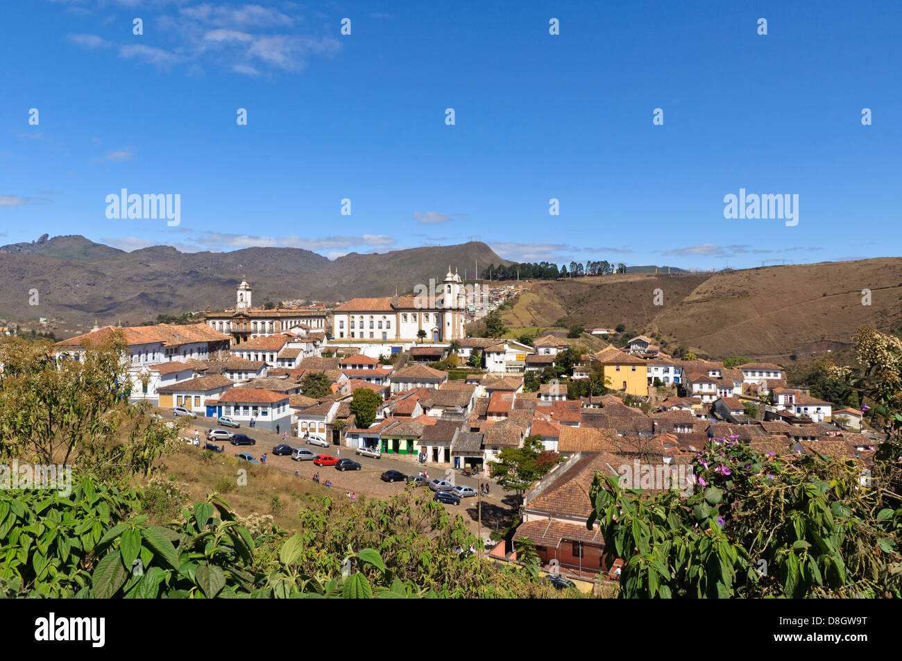 Vue sur Ouro Preto, Minas Gerais, Brésil Banque D'Images Vue sur Ouro Preto, Minas Gerais, Brésil Banque D'Images