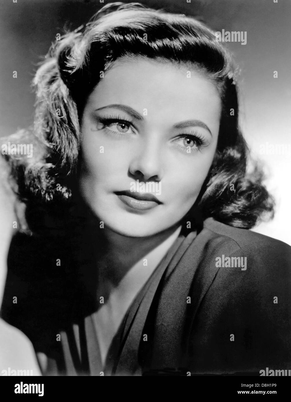 GENE TIERNEY (1920-1991) actrice de théâtre et de cinéma américain vers 1945 Banque D'Images