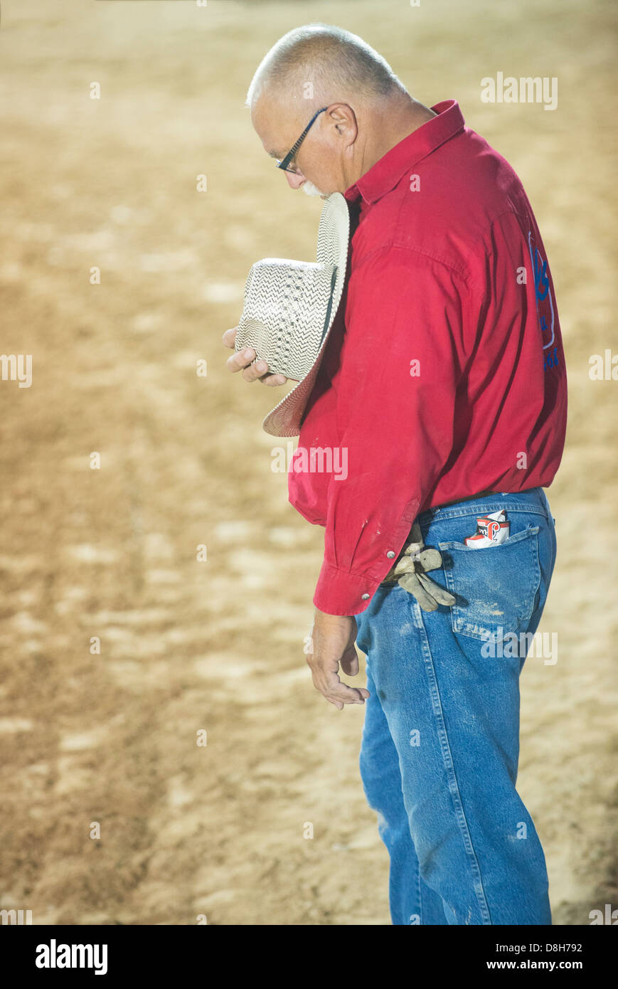 La cérémonie d'ouverture de l'Helldorado Days Professional Rodeo à Las Vegas Banque D'Images