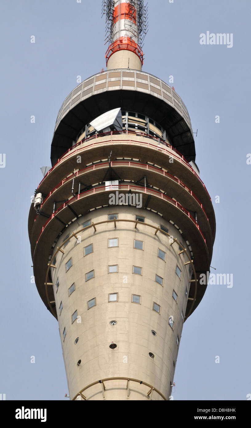 Tour de télévision de Dresde Banque D'Images