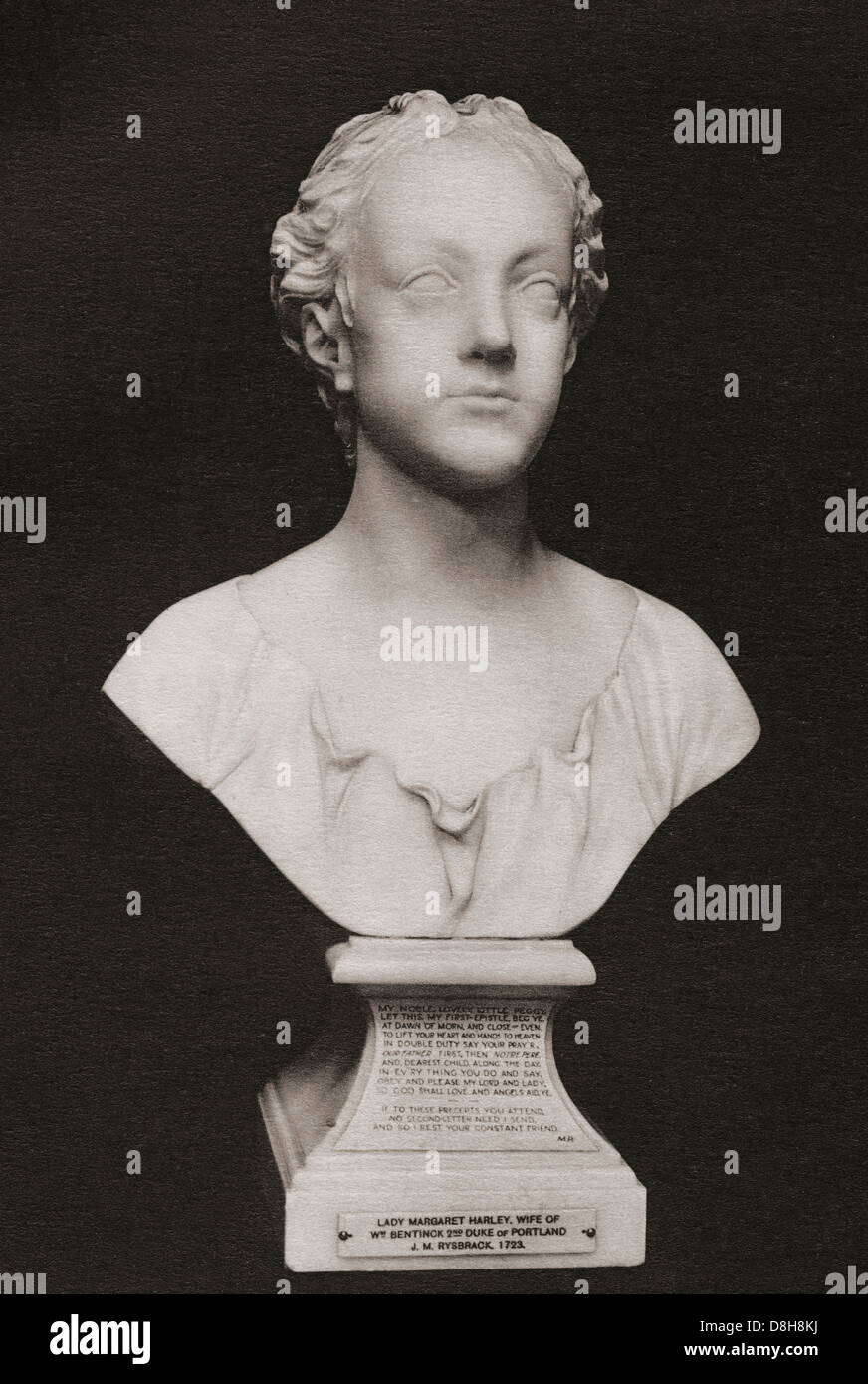 Margaret Cavendish Bentinck, duchesse de Portland, 1715 - 1785, le titre de Lady Margaret Harley avant 1734. Banque D'Images