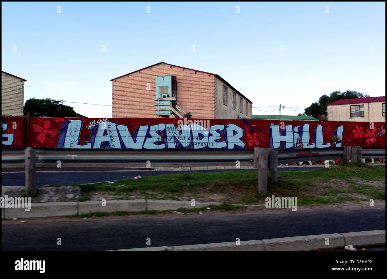 Lavender Hill,murale,Cap,2011 Banque D'Images