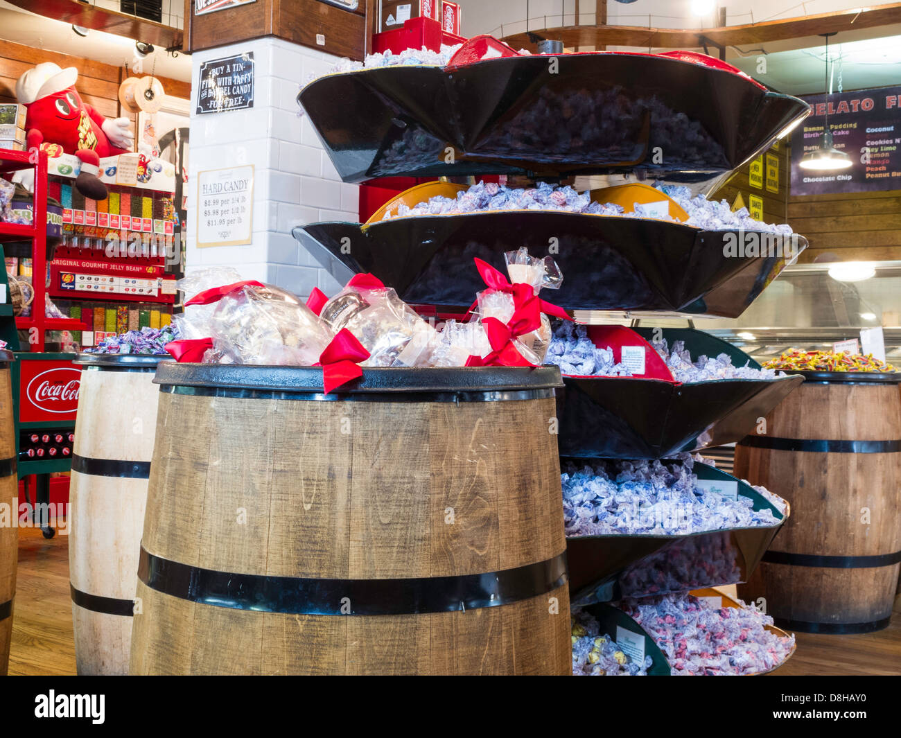 'Savannah' Cuisine de bonbons de l'Intérieur à Charleston, SC Banque D'Images