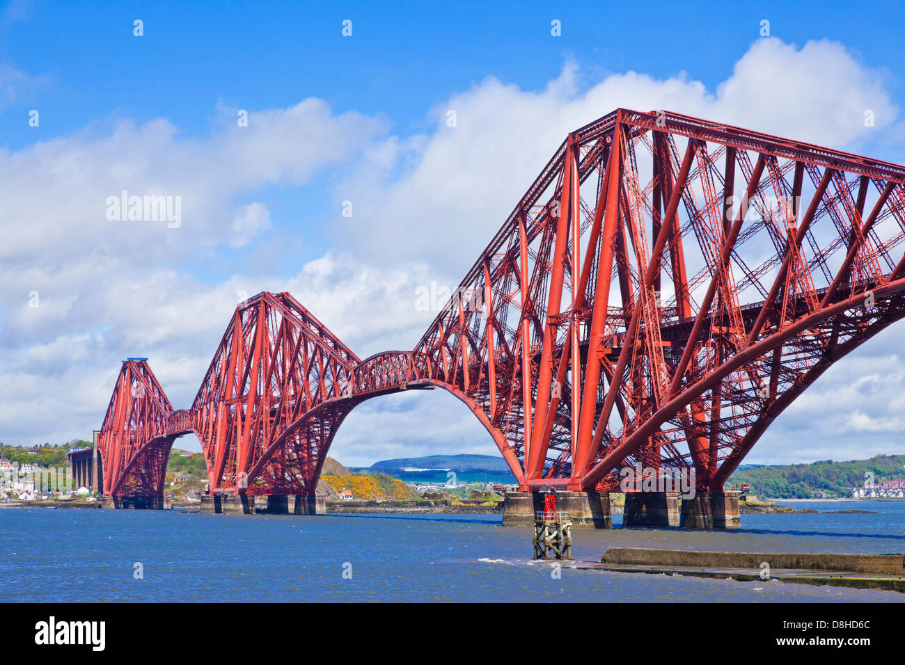 Le Forth Rail Bridge à South Queensferry près d'Edimbourg Ecosse Lothian UK GB EU Europe Banque D'Images