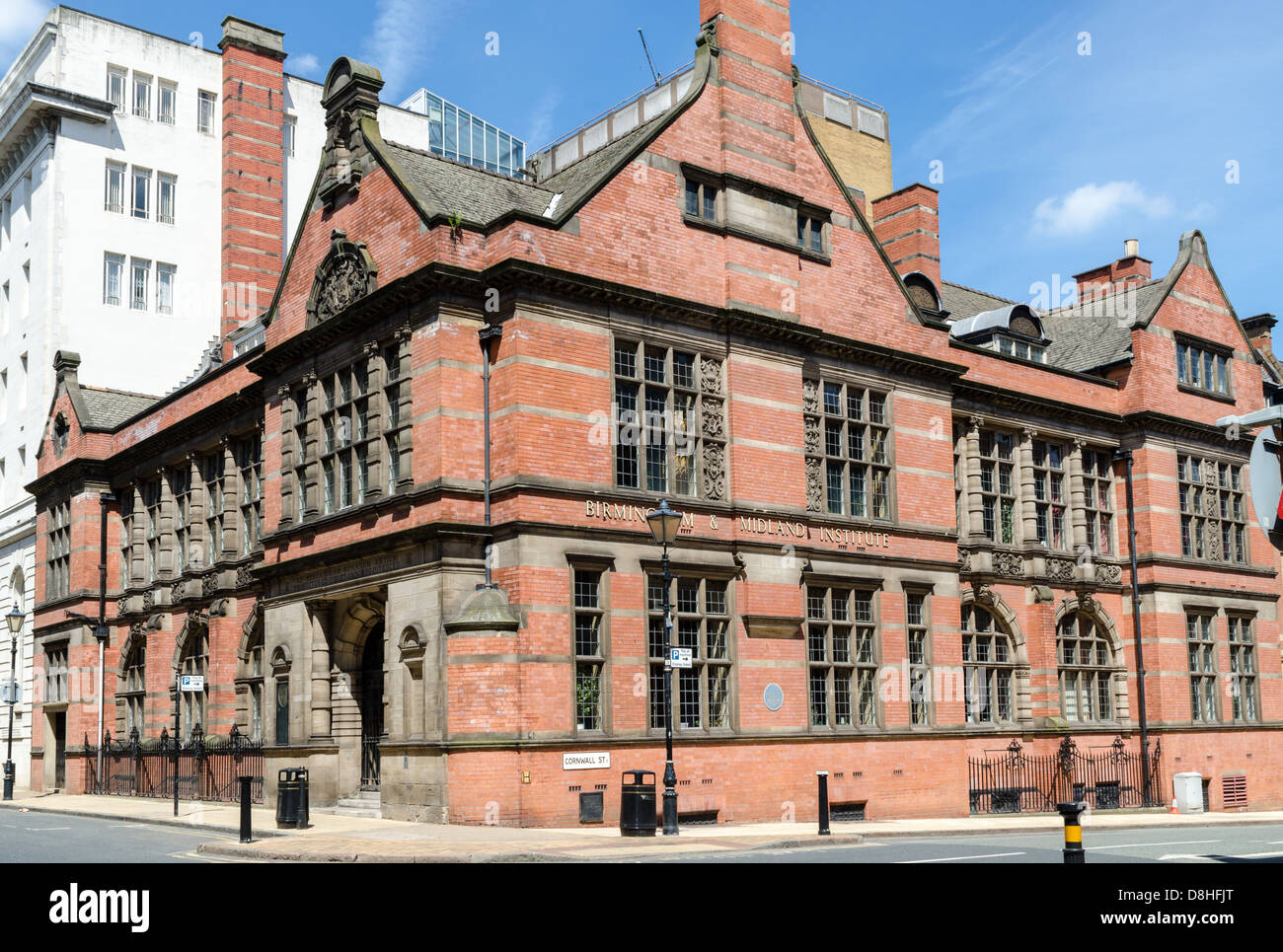 Birmingham and Midland Institute de Margaret Street, Birmingham Banque D'Images