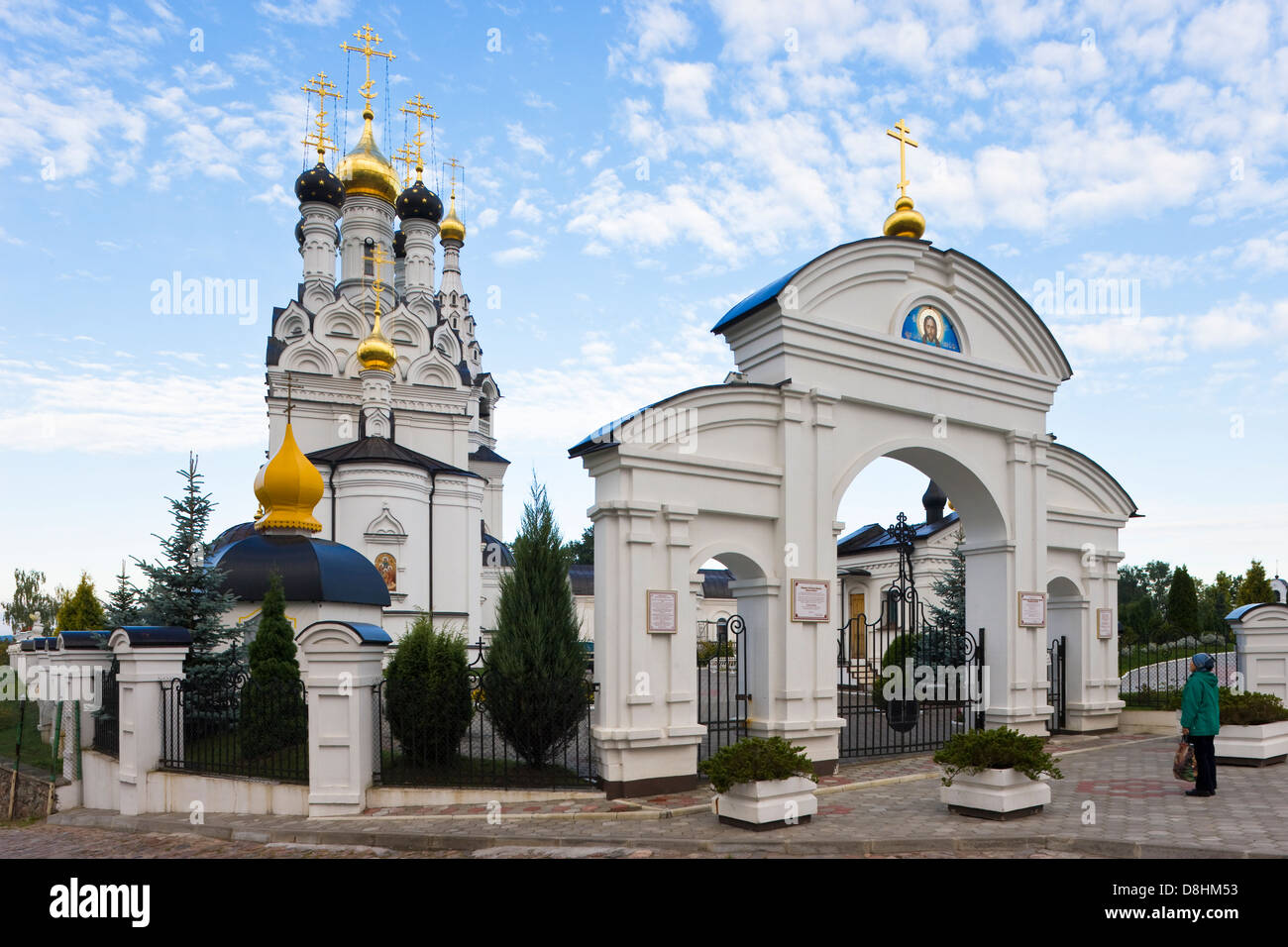 La Russie, Kaliningrad, l'Eglise orthodoxe russe en Bagrationovsk Banque D'Images