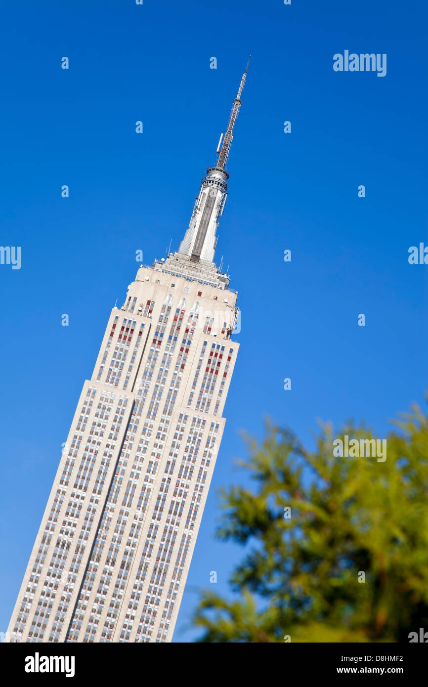 États-unis d'Amérique, New York, New York, Manhattan, Empire State Building Banque D'Images
