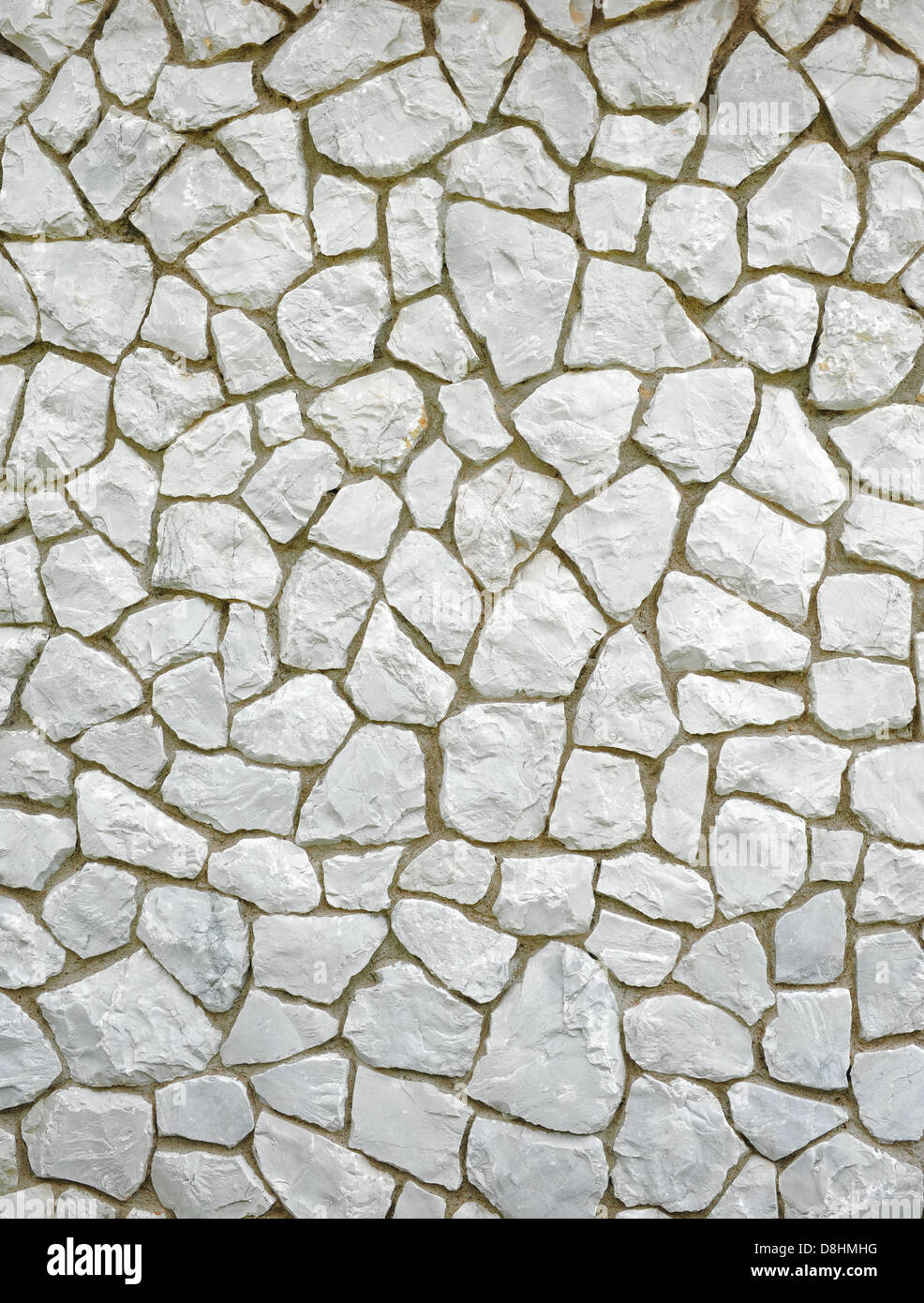 Mur de marbre blanc Banque D'Images