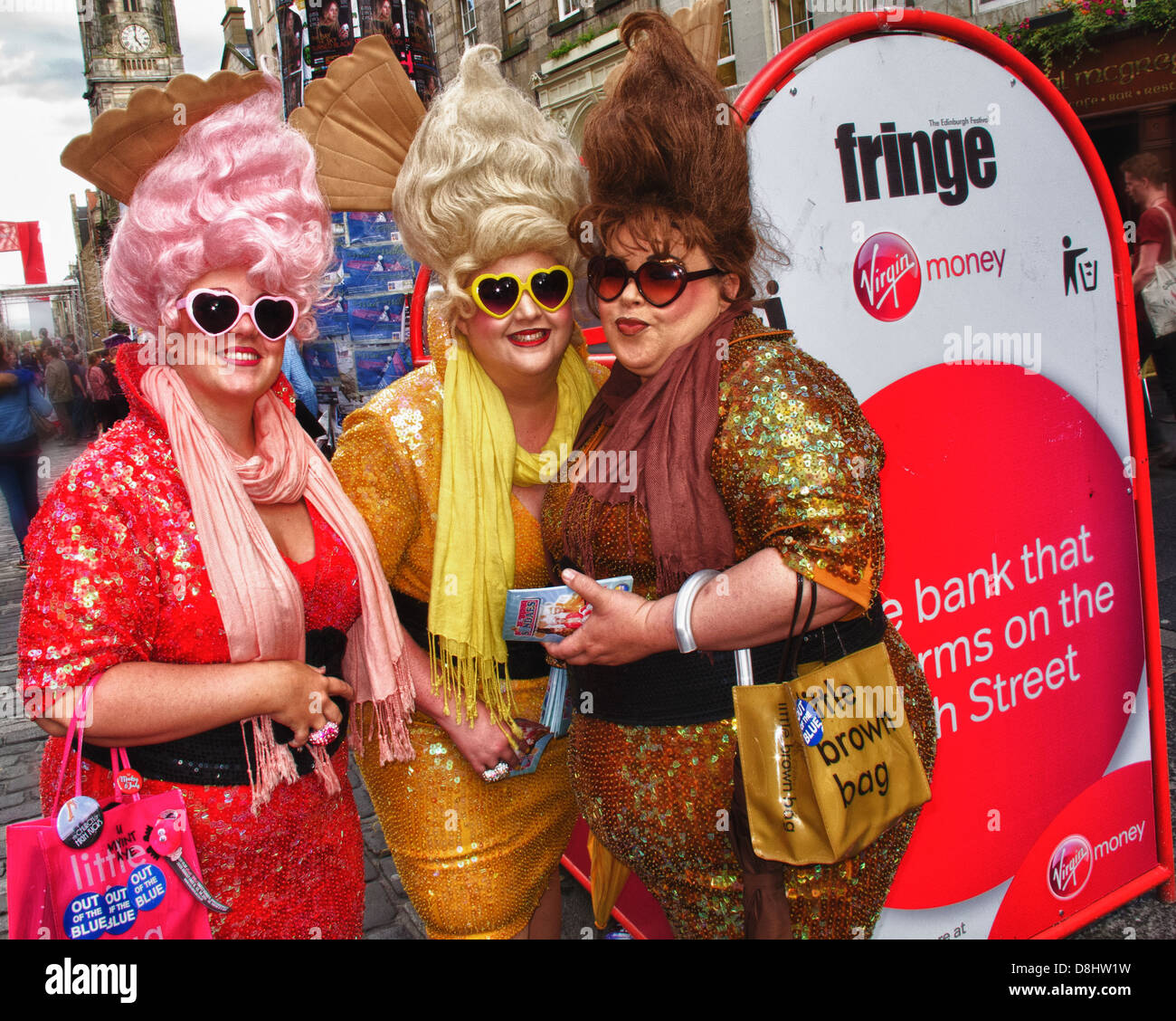 Loi du Festival Fringe d'Édimbourg, Écosse, Royaume-Uni, EH1 1QS Banque D'Images