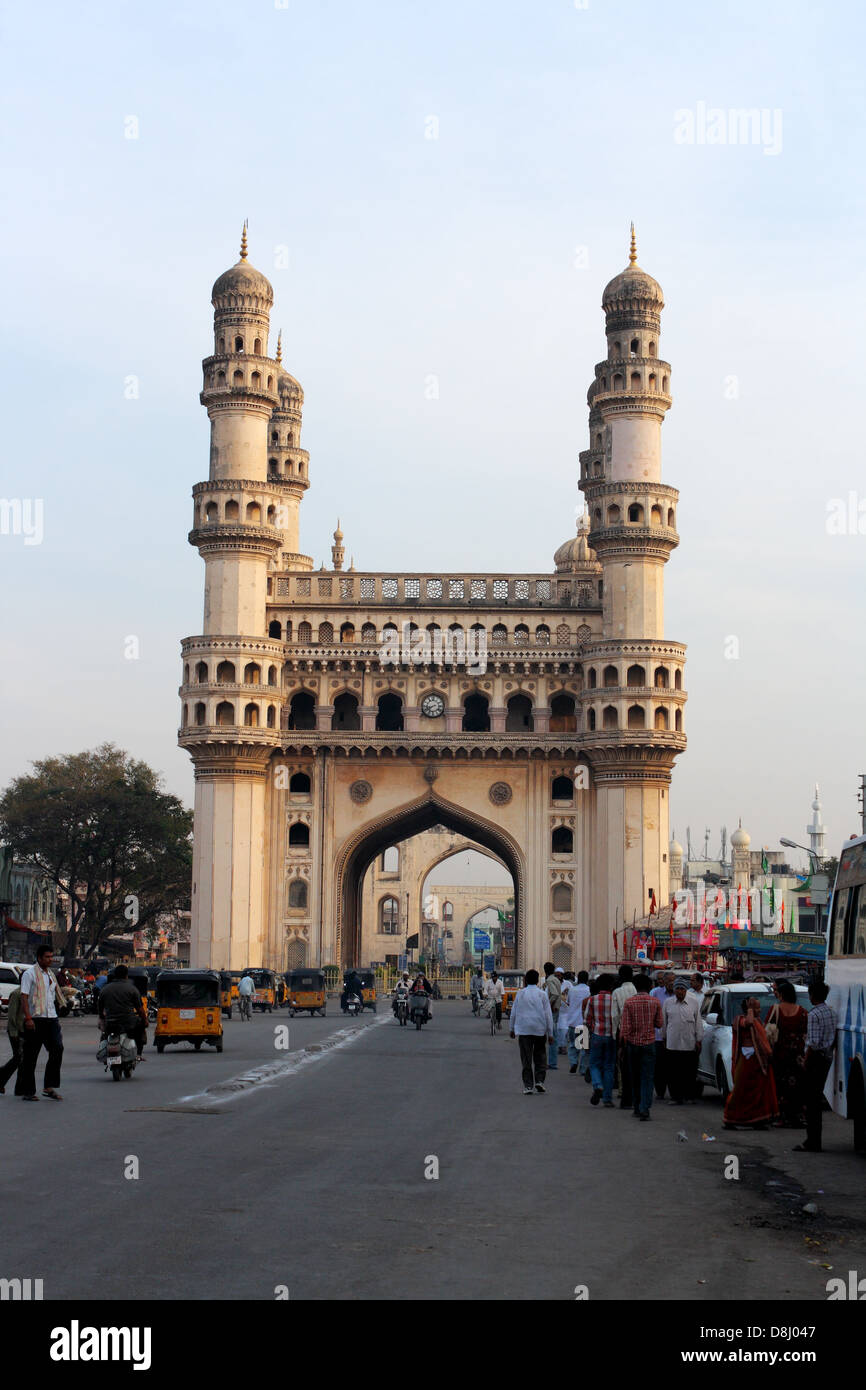 Charminar, Hyderabad, Andhra Pradesh, Inde Banque D'Images