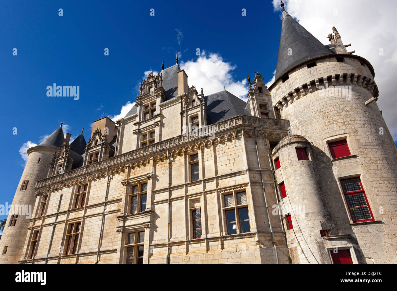 Chateau de la Rochefoucauld, Charente, Poitou, France Banque D'Images